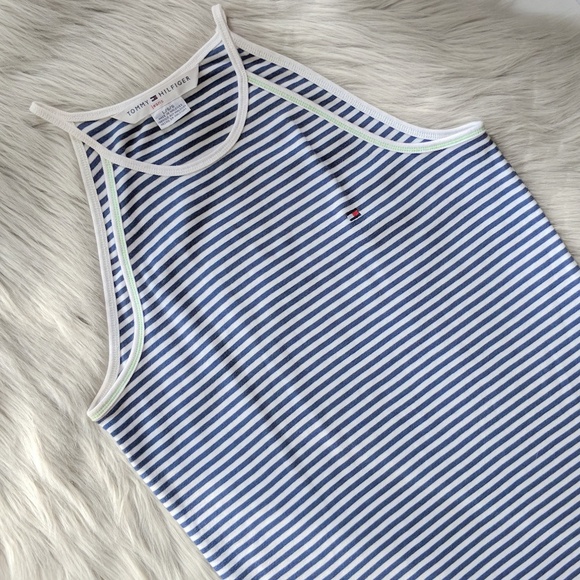 Tommy Hilfiger Dresses & Skirts - RARE TOMMY HILFIGER Halter Stripe Maxi Dress Large